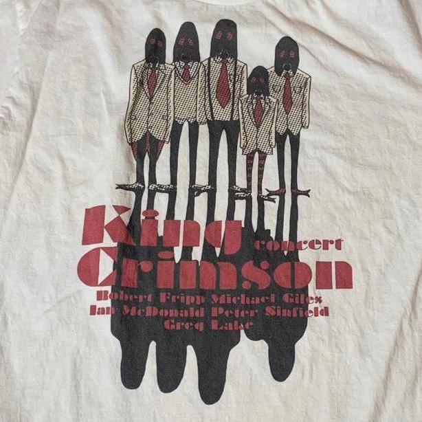 King Crimson Preowned Large Graphic Band Tshirt